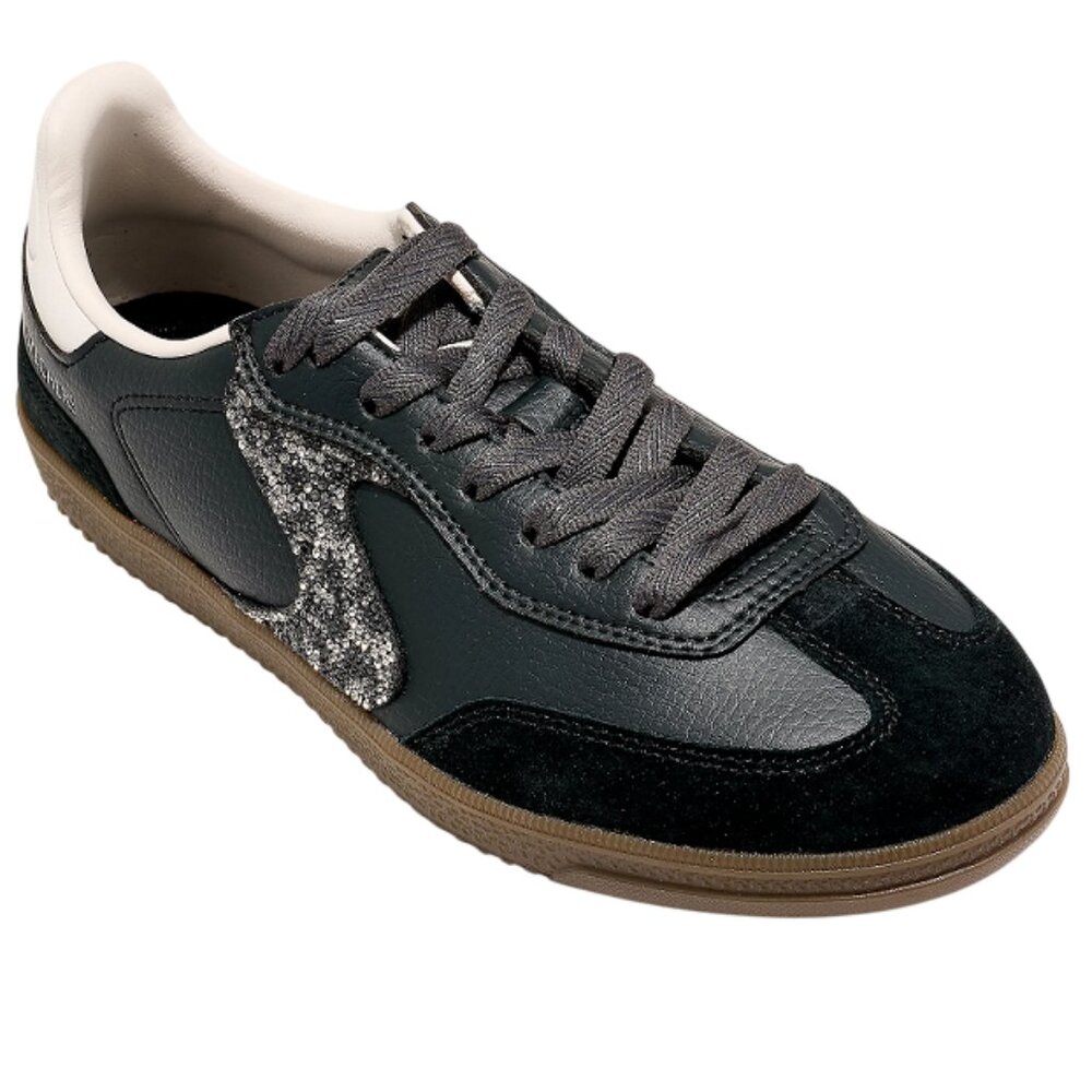 Skechers Hotshot-Shimmering Spots Air-Cooled Memory Foam Sneaker Blk Size 7 NWOB